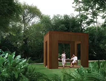 Modern living room with TV unit